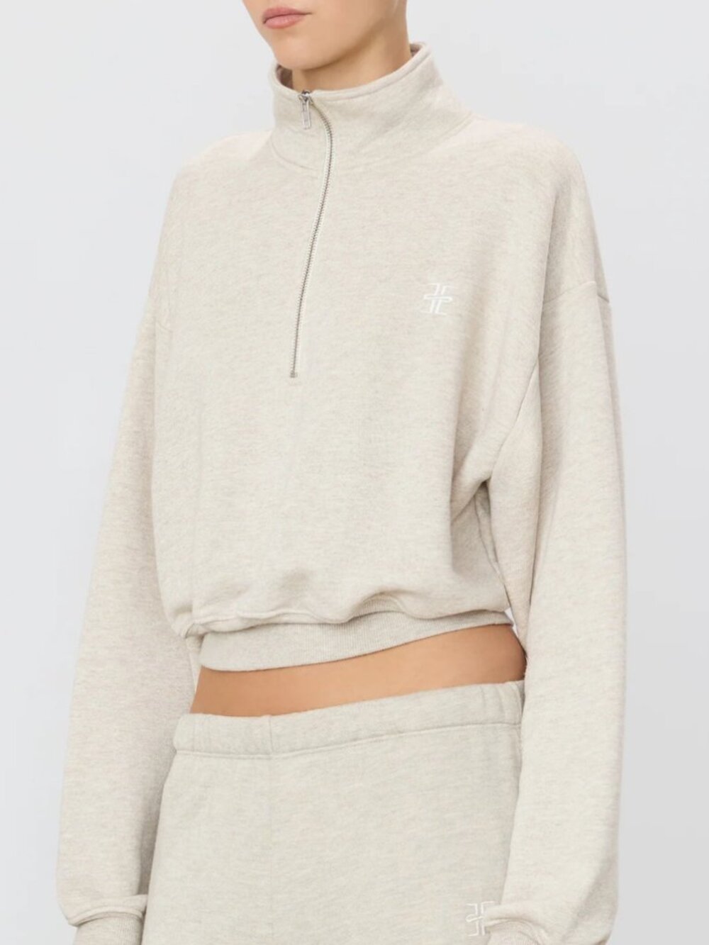 Eterne NWT Half-Zip French Terry Sweatshirt - Size small